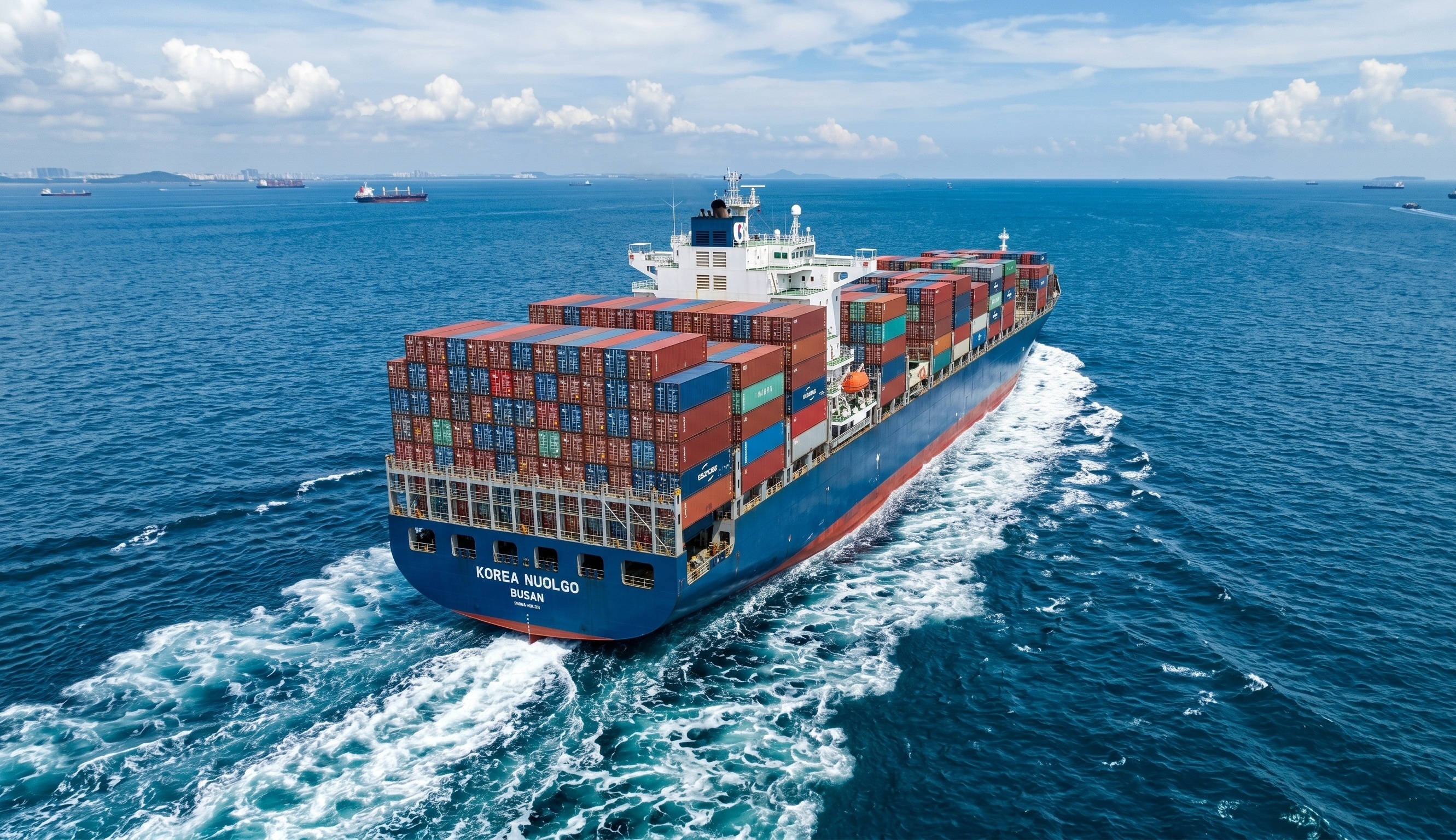 Korean export products prepared for global shipping